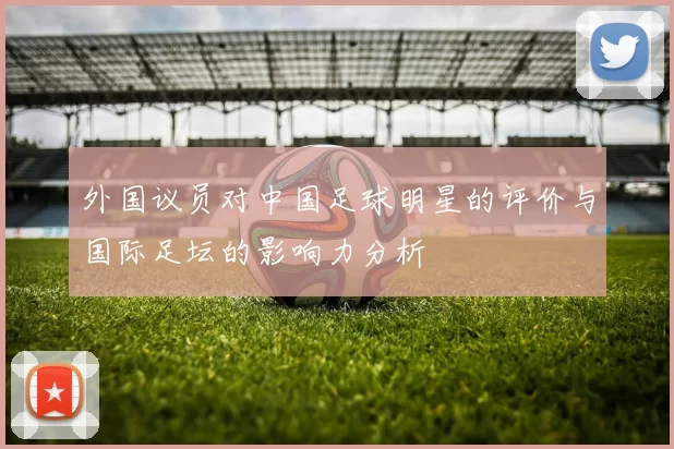 外国议员对中国足球明星的评价与国际足坛的影响力分析