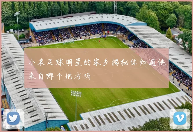 小哀足球明星的家乡揭秘你知道他来自哪个地方吗