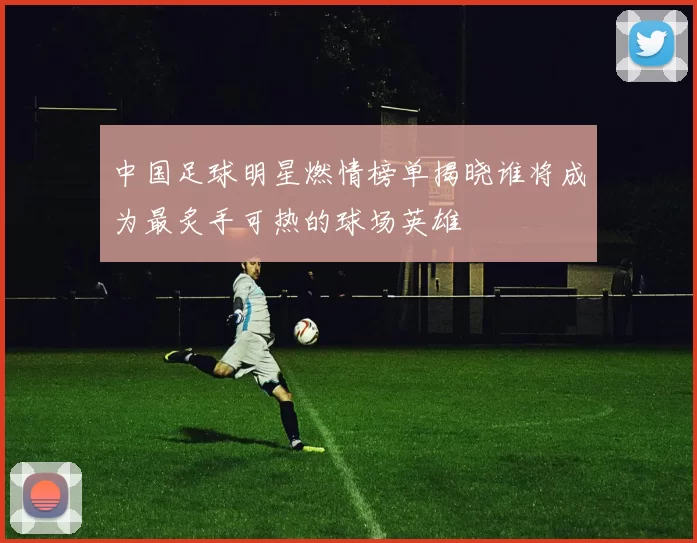 中国足球明星燃情榜单揭晓谁将成为最炙手可热的球场英雄